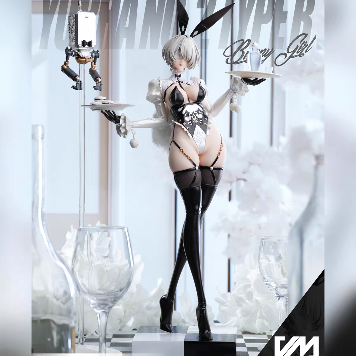 1-4 GKVM 2B Bunny Girl Nier Automata Figure Model
