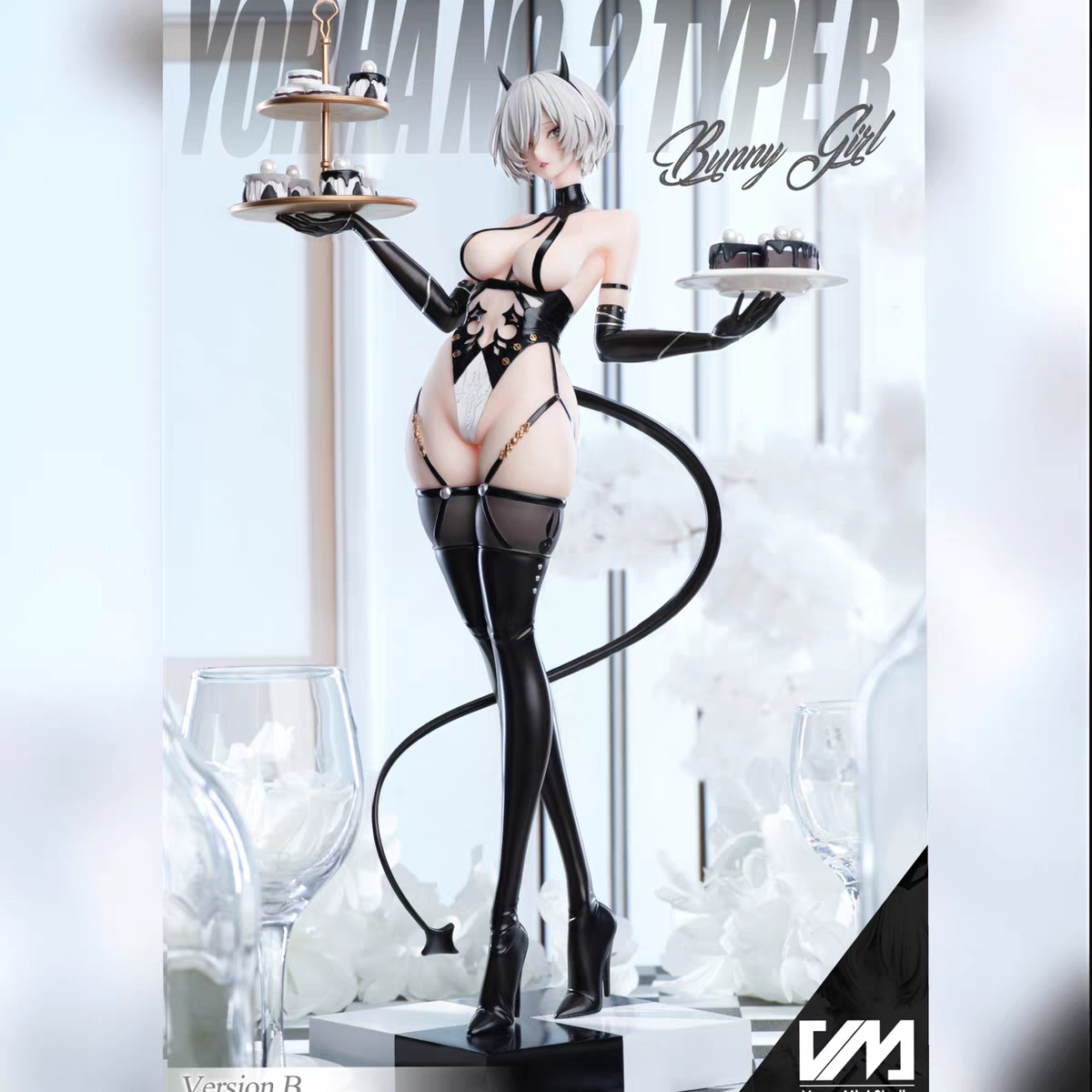 1-4 GKVM 2B Bunny Girl Nier Automata Figure Model