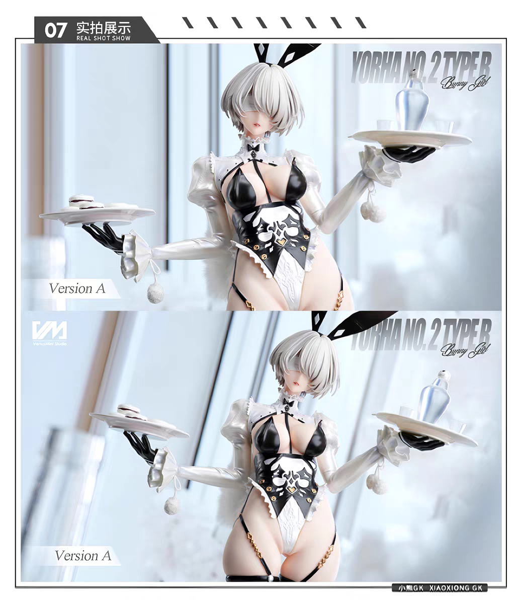 1-4 GKVM 2B Bunny Girl Nier Automata Figure Model