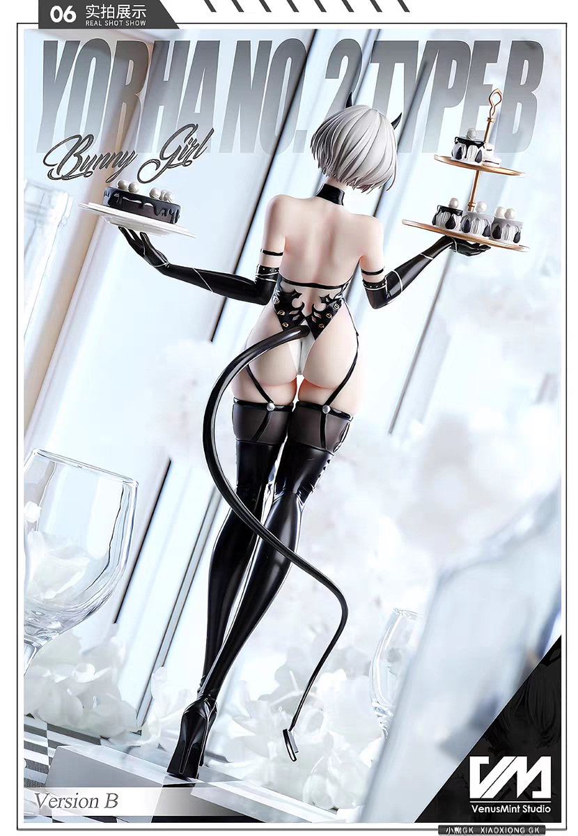 1-4 GKVM 2B Bunny Girl Nier Automata Figure Model