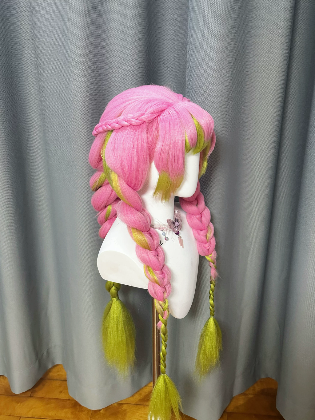 (Semi Hard Styling) Kanroji Mitsuri Wig Kimetsu No Yaiba