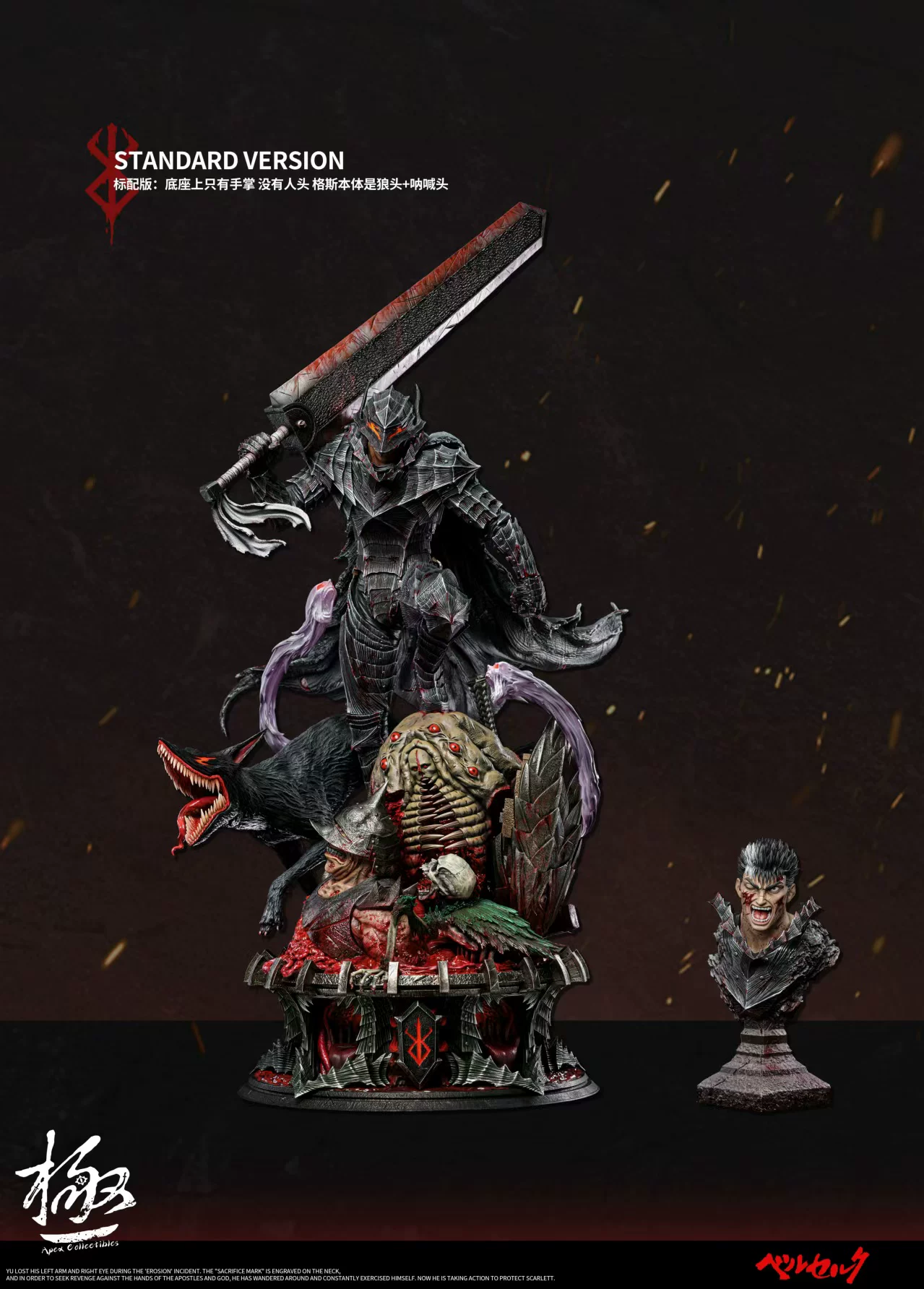 1-4 Guts Berserk Apex Figure
