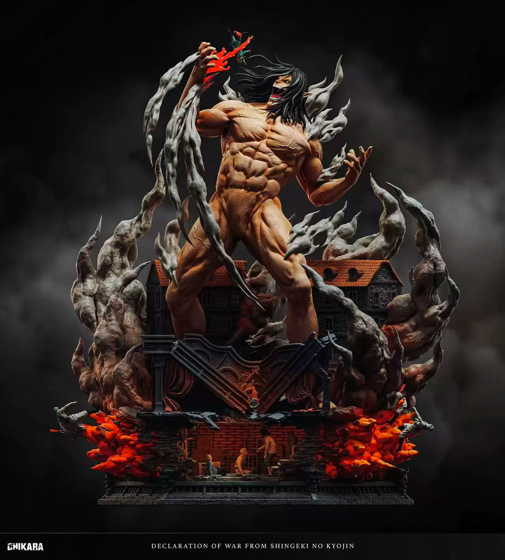 Eren Yeager Declare War Attack On Titan Figure