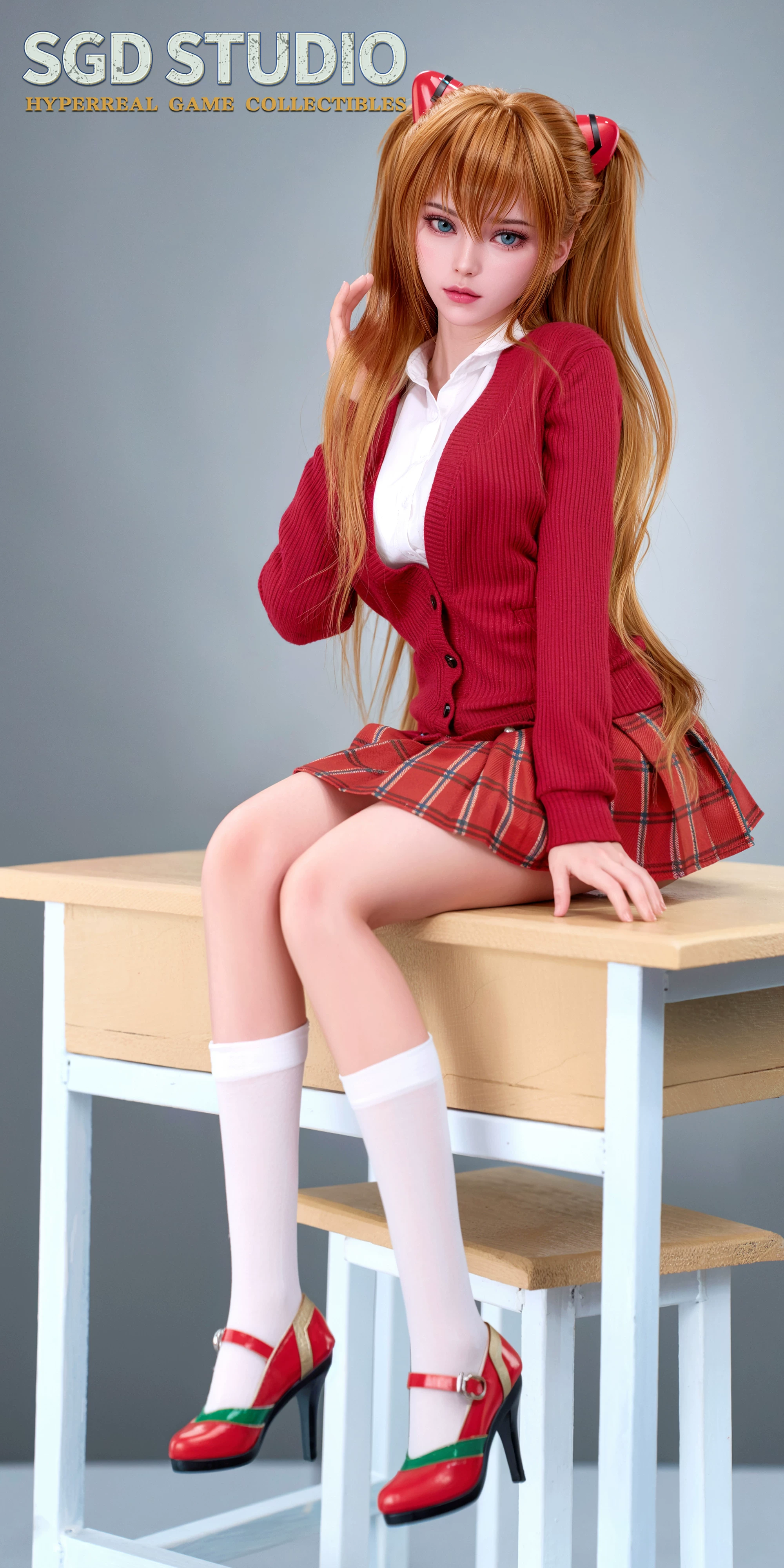 1/3 SGD Rei Ayanami & Asuka Langley Evangelion Realistic Action Figure