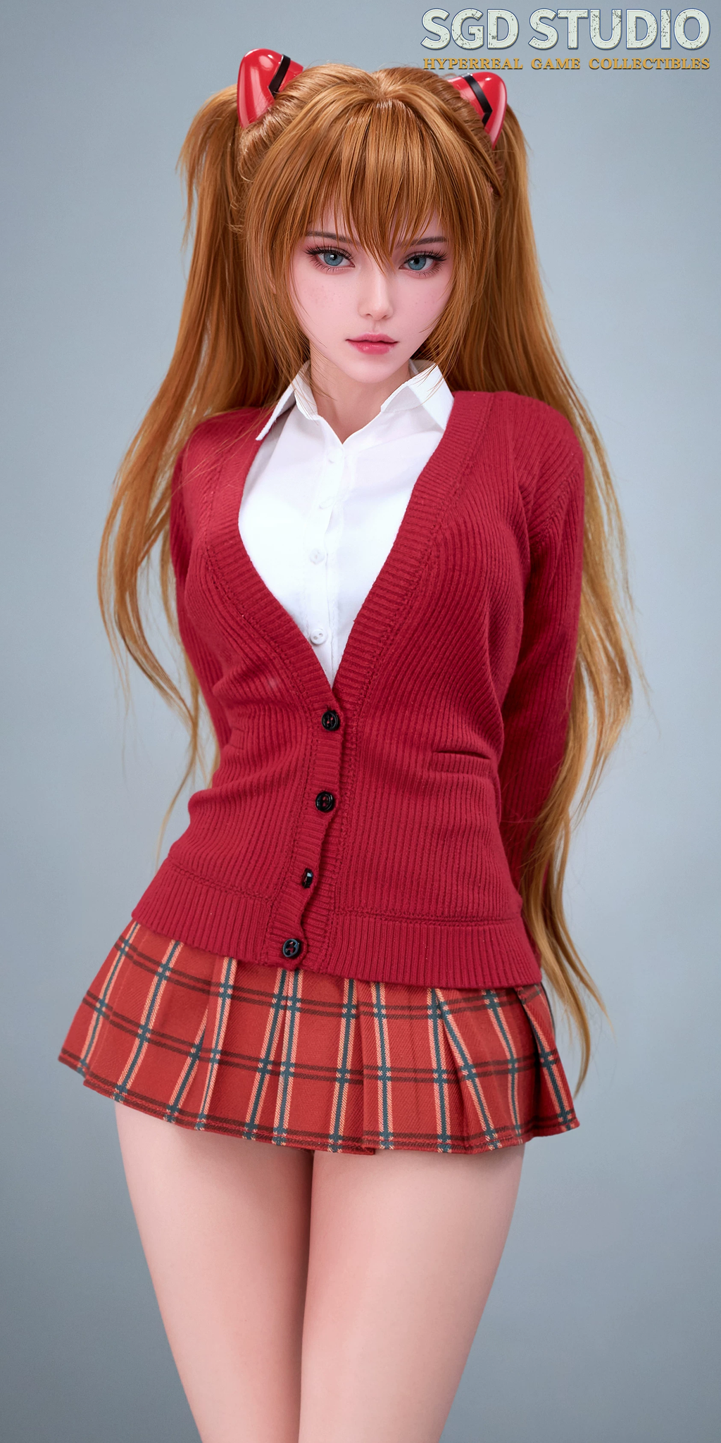 1/3 SGD Rei Ayanami & Asuka Langley Evangelion Realistic Action Figure